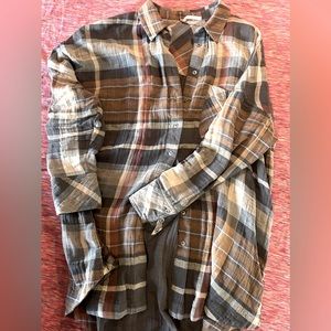 Free People Oversized Button-down Shirt